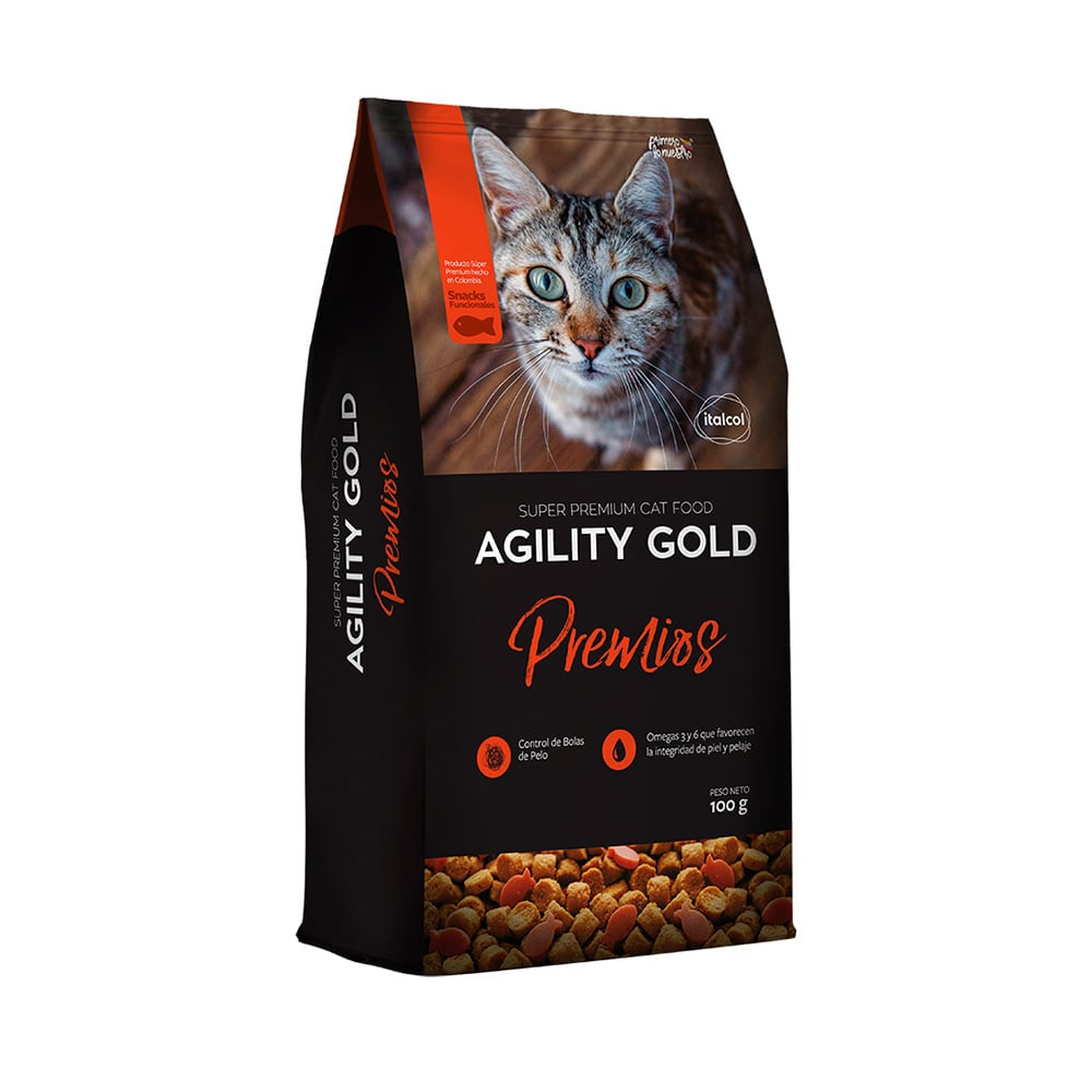 AGILITY PREMIOS GATOS *100 GR