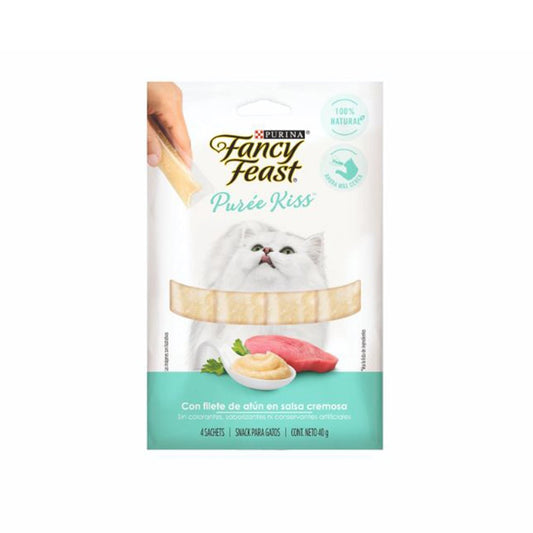 FANCY FEAST PURE KISS FILETES DE ATUN 4 UND * 40 GR