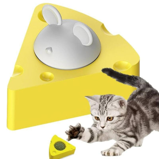 BOLA DE CATNIP DISEÑO DE QUESO PJ149