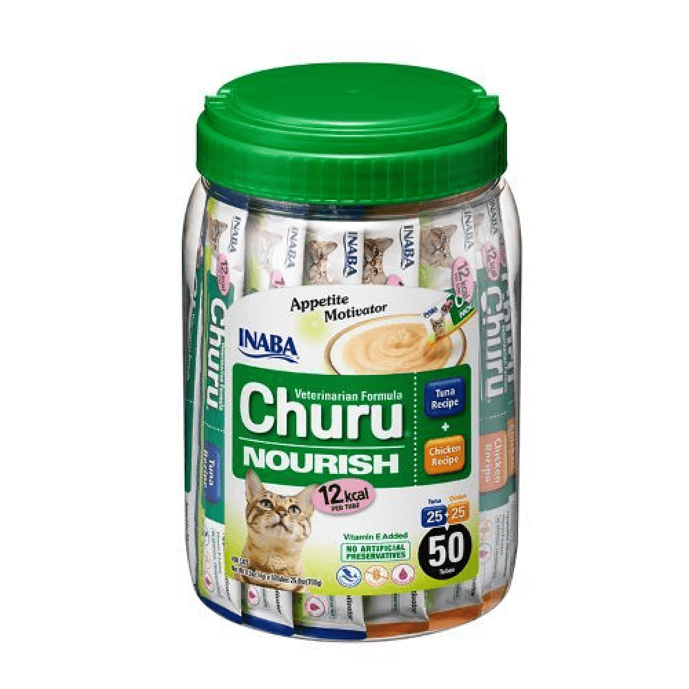 CHURU NOURISH BOMBONERA * 50 UND * 14 GR TUNA/ CHICKEN