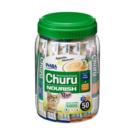 CHURU NOURISH BOMBONERA * 50 UND * 14 GR TUNA/ CHICKEN
