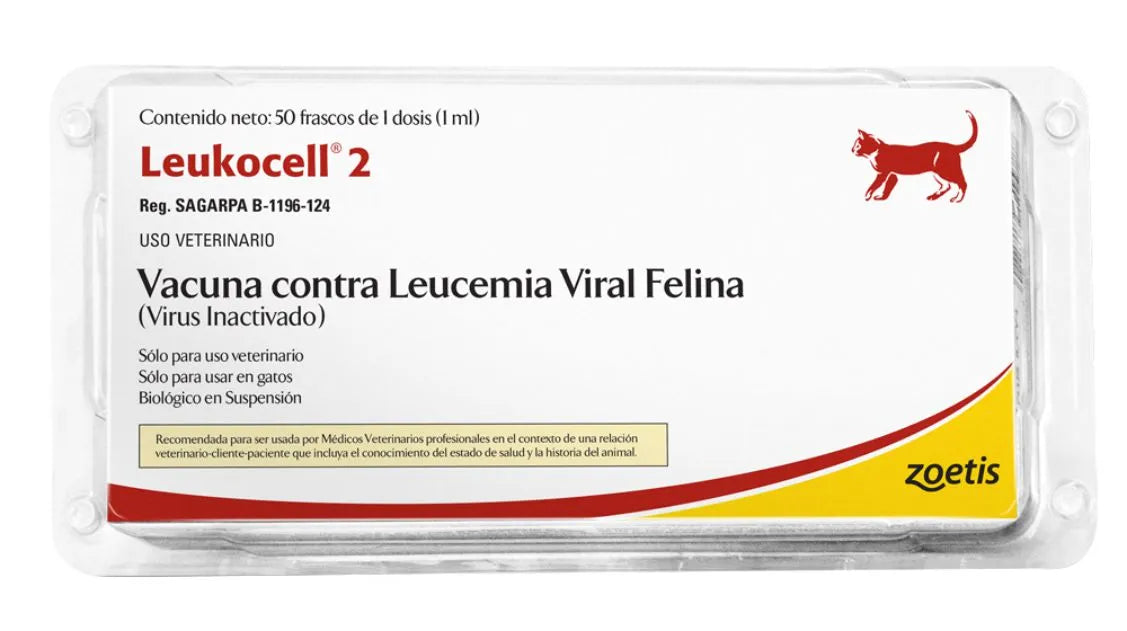 VACUNA LEUKOCELL 2 - LEUCEMIA FELINA