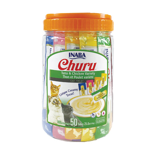 CHURU DIET 4 KAL BOMBONERA * 50 UND * 14 GR (TUNA - CHICKEN)