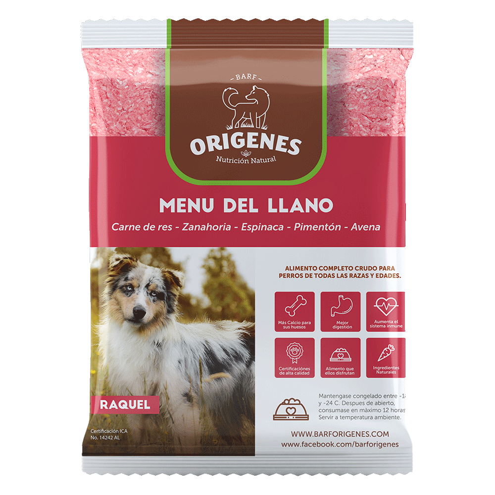 BARF ORIGENES MENU DEL CAMPO POLLO * 500 GR (BF-1905)